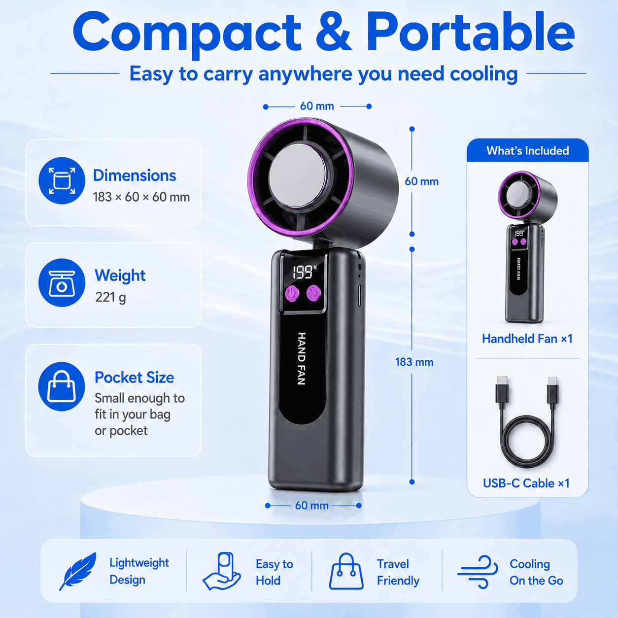 Cryovaro™ Official Handheld Fan